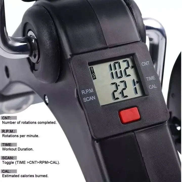 Bicicleta Estática con Pantalla Y Fuerza Ajustable