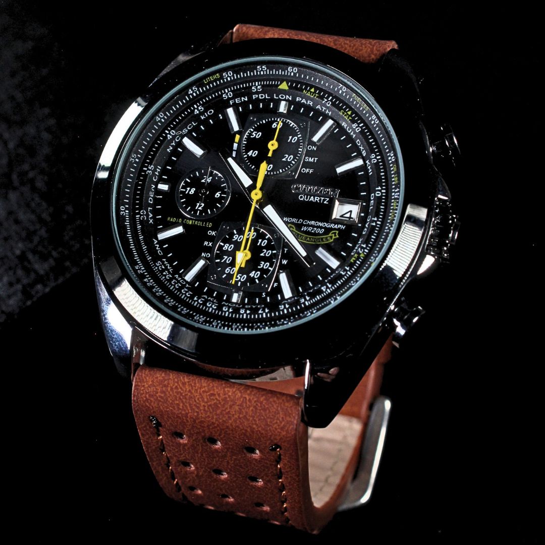 Reloj Citizen Correa de Cuero – Elegancia y Estilo
