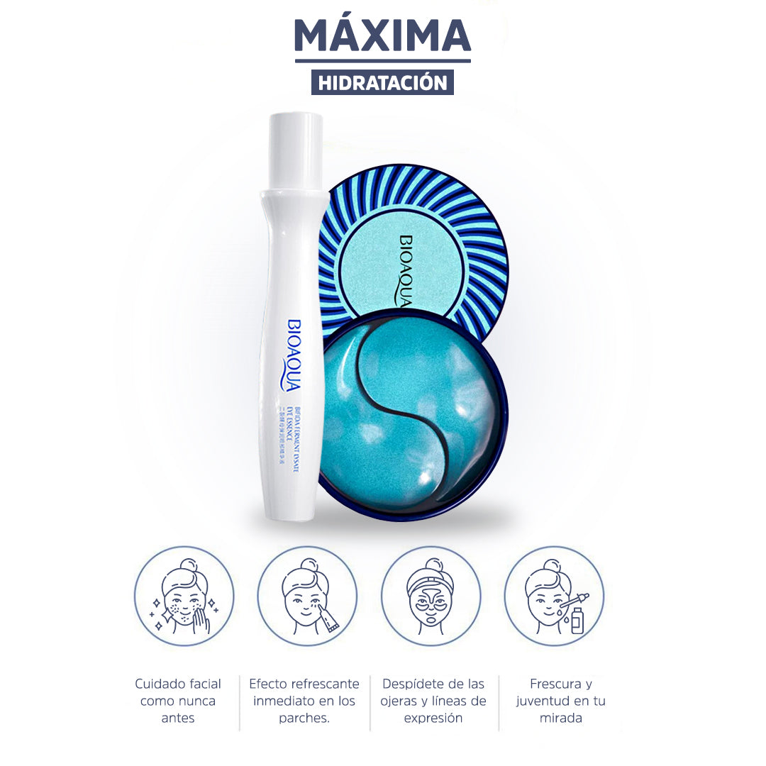 Dúo Antiojeras Blue: Cuidado Integral para el Contorno de Ojos