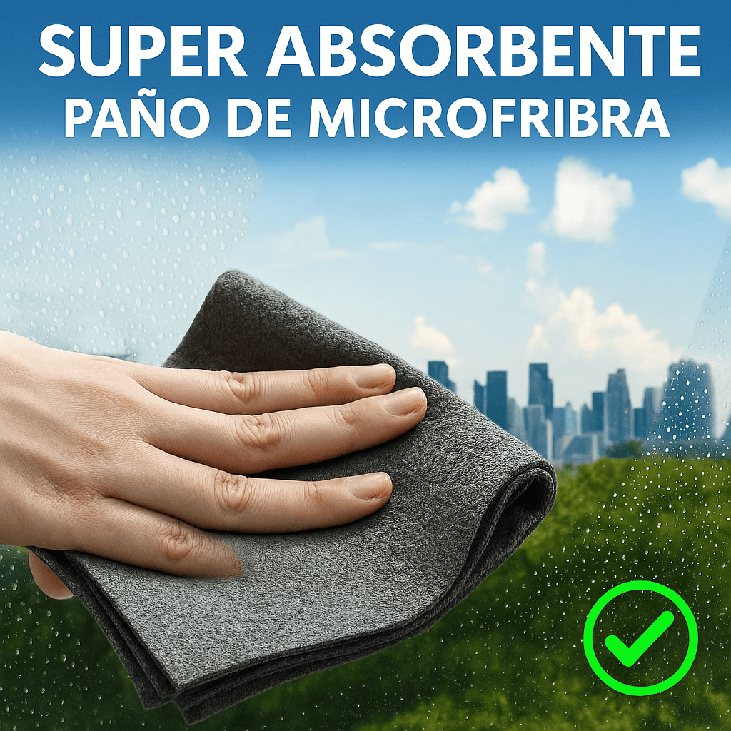 Paño Mágico (Set de 5) – Limpieza poderosa sin rayones, en casa y en tu carro