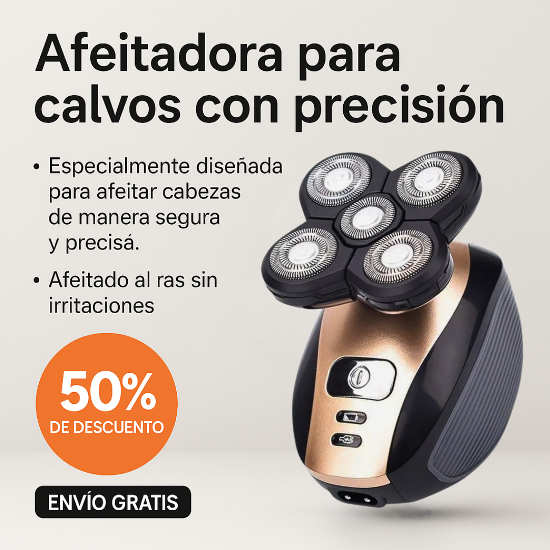 RapadoX™: La afeitadora definitiva para hombres calvos.