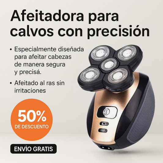 RapadoX™: La afeitadora definitiva para hombres calvos.