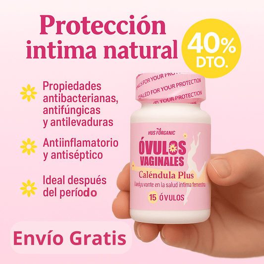 Óvulos Vaginales Naturales con Caléndula